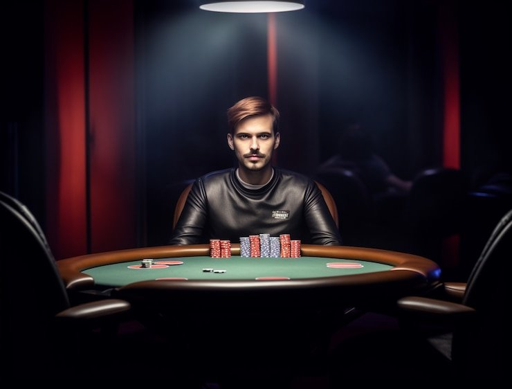 Tampilan meja Texas Poker di platform cknaga dengan antarmuka yang jelas dan intuitif